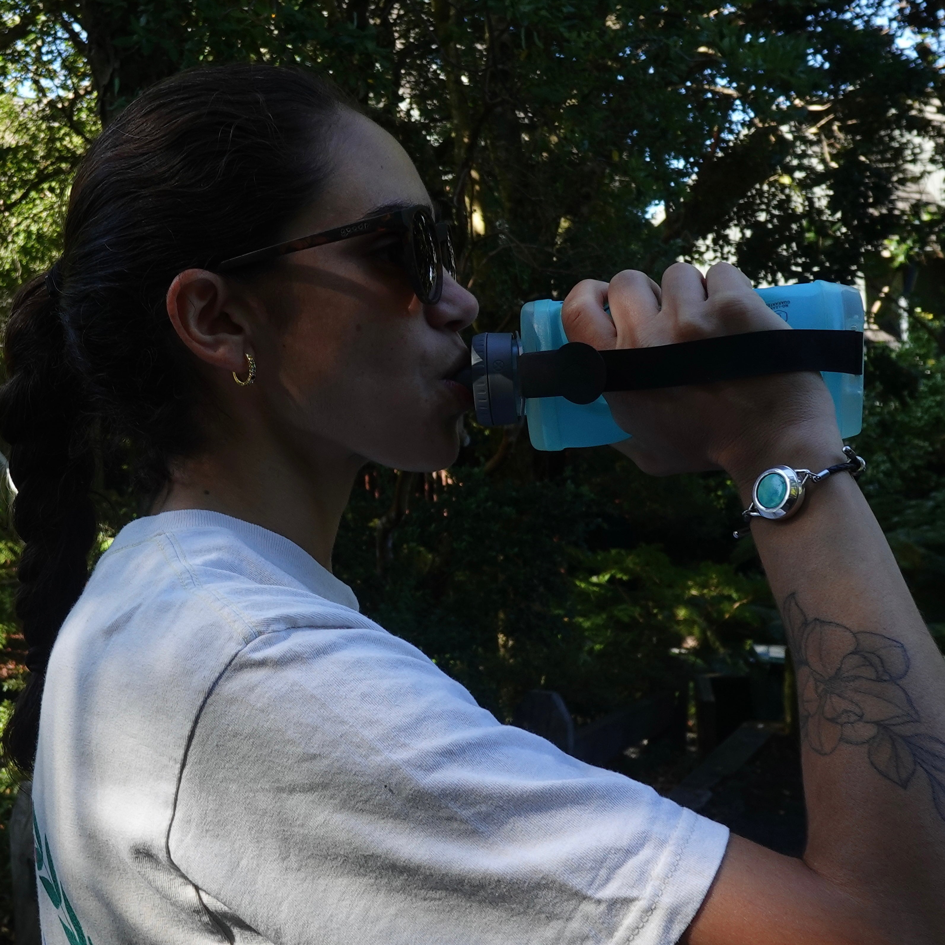 DISPOSITIVO DE SEGURIDAD ALARA SILVER - PULSERA ECO CUERO